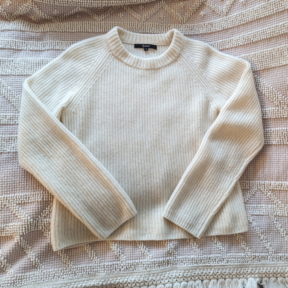 Quince fisherman cashmere sweater